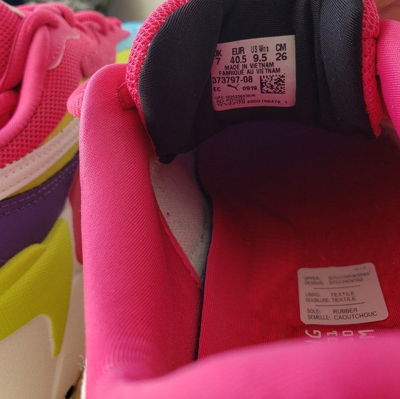 RS-X³ Puzzle Sneaker Beetroot Purple & Puma White - Picture 5 of 5